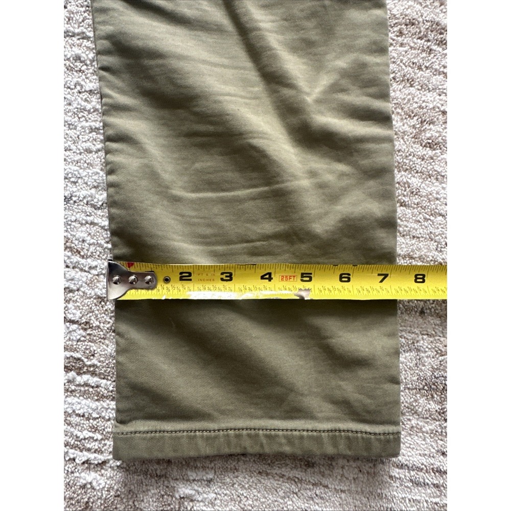 Quince Pants Men Flat Green Size 32x30 Comfort Stretch Traveler 5-Pocket Twill - Picture 7 of 10